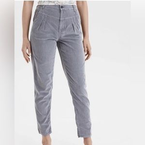 15. NWOT American Eagle Mom Corduroy Jeans Pants Gray 18 Cotton High Waist
